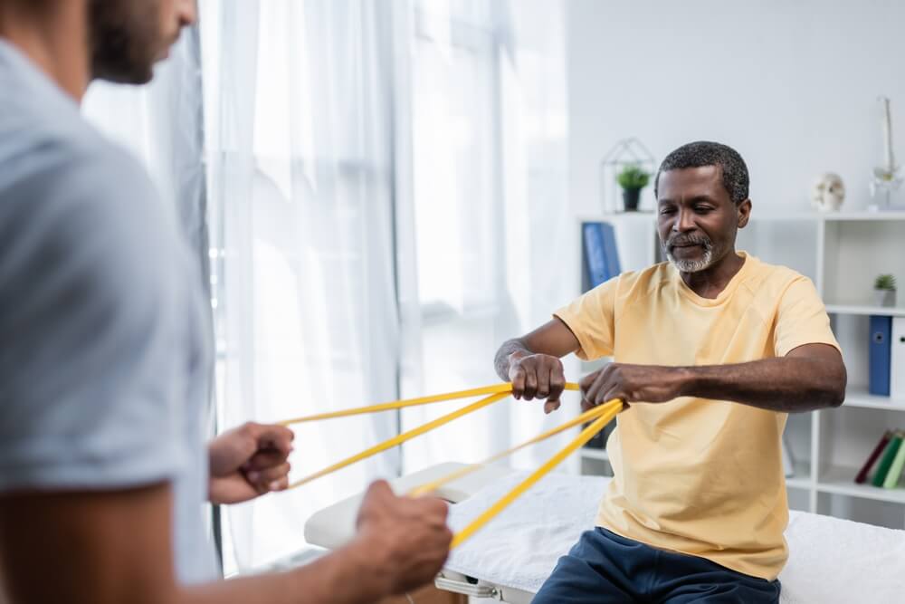 Rehab resistance bands photo